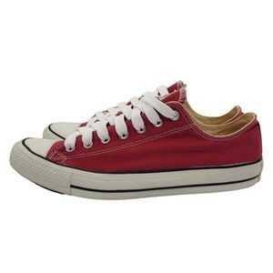 Converse Chuck Taylor All-Star OX Low Top Canvas Sneaker Red Unisex Sz 12M 14W